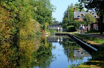 Wales, Welshpool - smukt udsyn langs Montgomery Canal (Foto - Cymru Wales Crown Copyright)