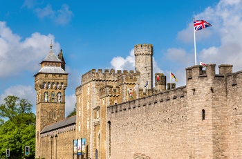 Cardiff Castle i Wales