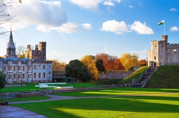 Cardiff Castle i Wales