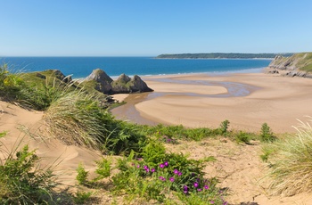 Gower halvøen tæt på Swansea i Wales