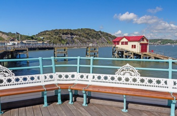 Molen ved kystbyen Mumbles i Wales