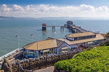 Molen ved kystbyen Mumbles i Wales
