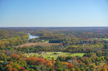 Udsigt over Washington Crossing Historical Park - Pennsylvania