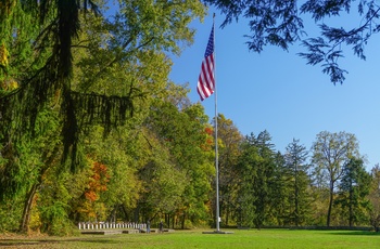 Gravplads for faldne soldater i Washington Crossing Historical Park - Pennsylvania