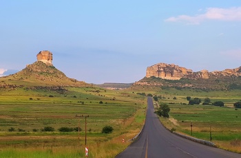 På vej til Golden Gate Highlands National Park, Sydafrika