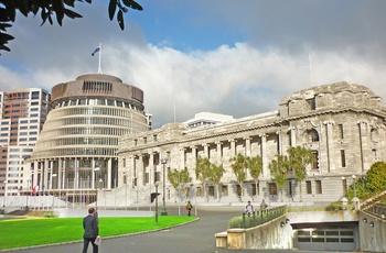 The Beehive, Parlamentet i Wellington, New Zealand