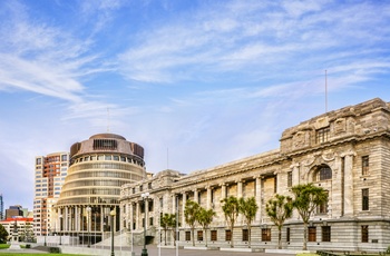 The Beehive, Parlamentet i Wellington, New Zealand