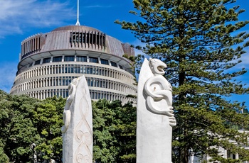 The Beehive, Parlamentet i Wellington, New Zealand