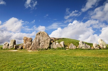 West Kenneth stencirkler og høj ved Avebury