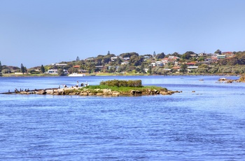 Kystbyen Augusta nær Cape Leeuwin, Western Australia, Australien