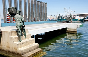 Monument i Fremantles havn - Western Australia