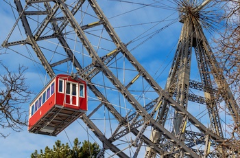 Pariserhjulet i forlystelsesparken Prater i Wien, Østrig