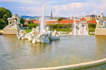 Slottet og slotsparken Belvedere i Wien, Østrig