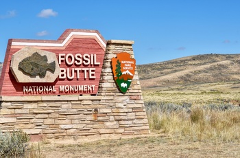 Velkommen til Fossil Butte National Monument i Wyoming - USA