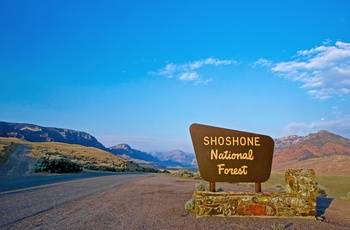 Shoshone National Forest i Wyoming, USA