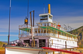 Hjuldamperen SS Keno i Dawson City i Yukon, Canada