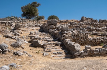 Ruinerne af Zakros-paladset på Kretas østkyst