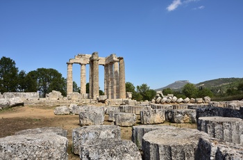 Zeus-templet i Nemea på Peloponnes - Grækenland