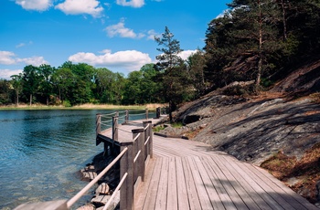 Artipelag kunstmuseum nær Stockholm - boardwalk