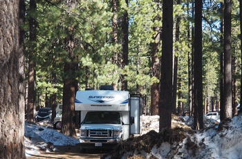 Autocamper i snelandskab, usa vestkyst, nicolaj og stephanie