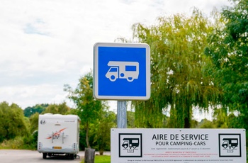 Stellplatz til autocamperferien i Europa - simpel og et godt alternativ til campingpladser - her i Frankrig