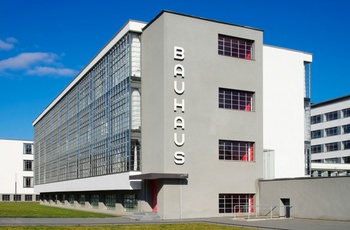 Bauhausbygningen i Dessau, Tyskland