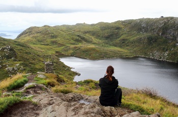 Vandretur i Bergen, hike til Ulriken i Norge