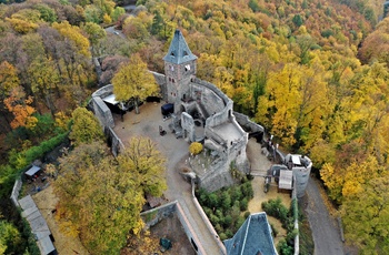 Burg Frankenstein - luftfoto