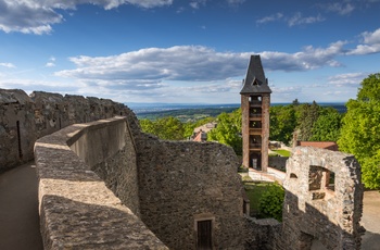 Burg Frankenstein - udsigt over området