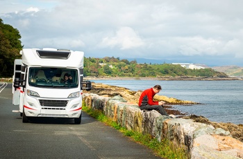 Delintegreret autocamper i Europa - Parkering ved vandet