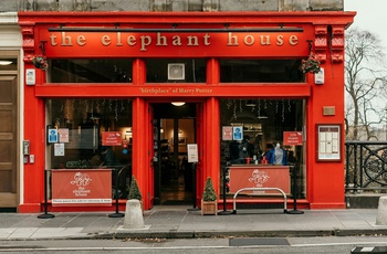 Caféen The Elephant House i Edinburgh hvor Harry Potter blev "født"