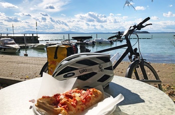 EuroBike cykeltur, Pizza-stop, Umbrien