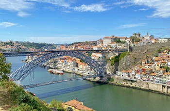 Cykeltur fra Porto til Lissabon - Portugals Atlanterhavskyst på cykel - Porto og Ponte de Dom Luís I