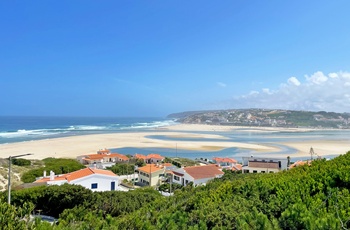 Cykeltur fra Porto til Lissabon - Portugals Atlanterhavskyst på cykel - stranden Praia do Bom Sucesso