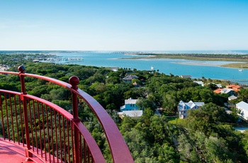 St. Augustine Fyrtårn i Florida, USA - nyd den flotte udsigt