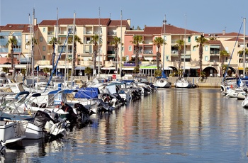 Havnepromenaden i Argèles-sur-mer, Frankrig