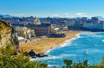 Lækker strand i Biarritz