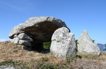 Megalit af bautasten i Carnac Bretagne, Frankrig
