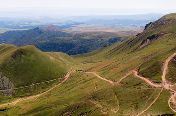 Chaine des Puys i Frankrig - vulkansk bjergkæde i Auvergne