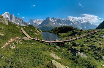Chamonix for foden af mægtige Mont-Blanc - Vandreruten til Lac Blanc er populær