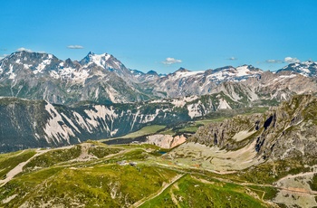 Col de la Loze - toppen af passet - Foto: Courchevel Tourism