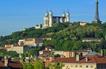 Basilikaen på Forvière-højen i Lyon, Frankrig