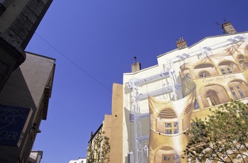 imponerende murmaleri i Lyon, Frankrig