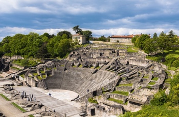 Teatre gallo romain på Fourvière-højen i Lyon, Frankrig