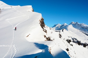 Morzine i de franske alper - skiløb om vinteren