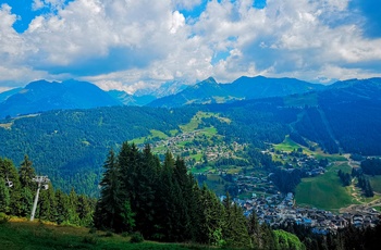 Morzine i de franske alper