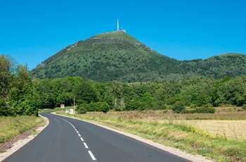Puy de Dome i Frankrig - vejen til vulkanen