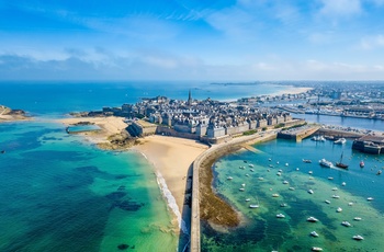 Kystbyen Saint Malo i Bretagne, Frankrig