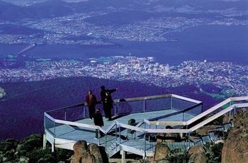 Udsigt til Hobart, Tasmanien