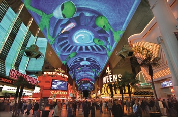 Fremont street i "det gamle" Las Vegas